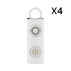 Self Defense Siren Safety Alarm for Women Keychain with SOS LED Light Personal Self Alarm Personal Security Keychain Alarm