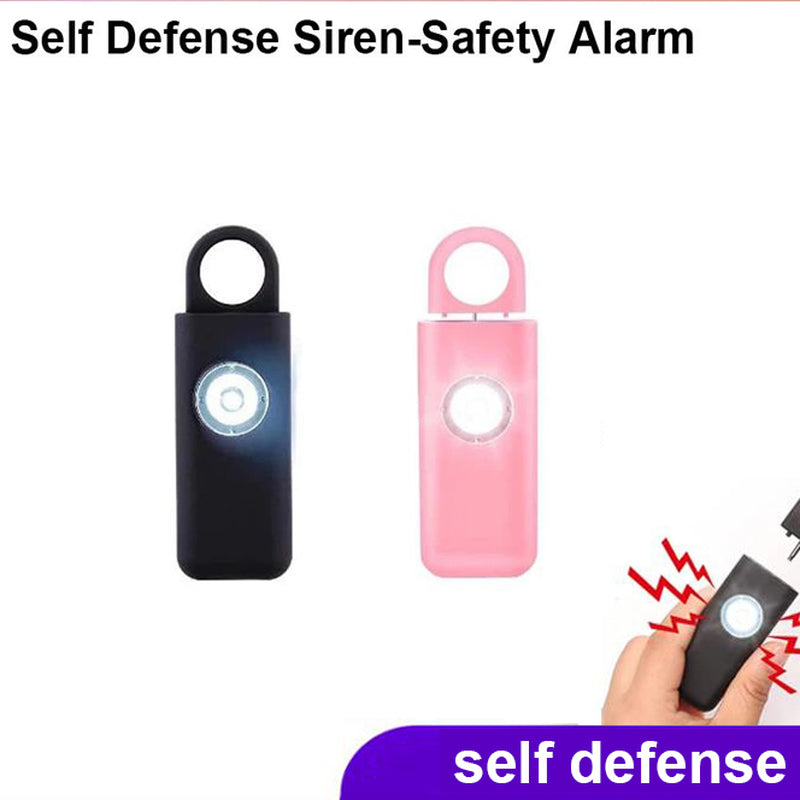 Self Defense Siren Safety Alarm for Women Keychain with SOS LED Light Personal Self Alarm Personal Security Keychain Alarm